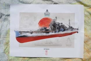Italeri 46502 IJN ATAGO Japanese Navy Cruiser